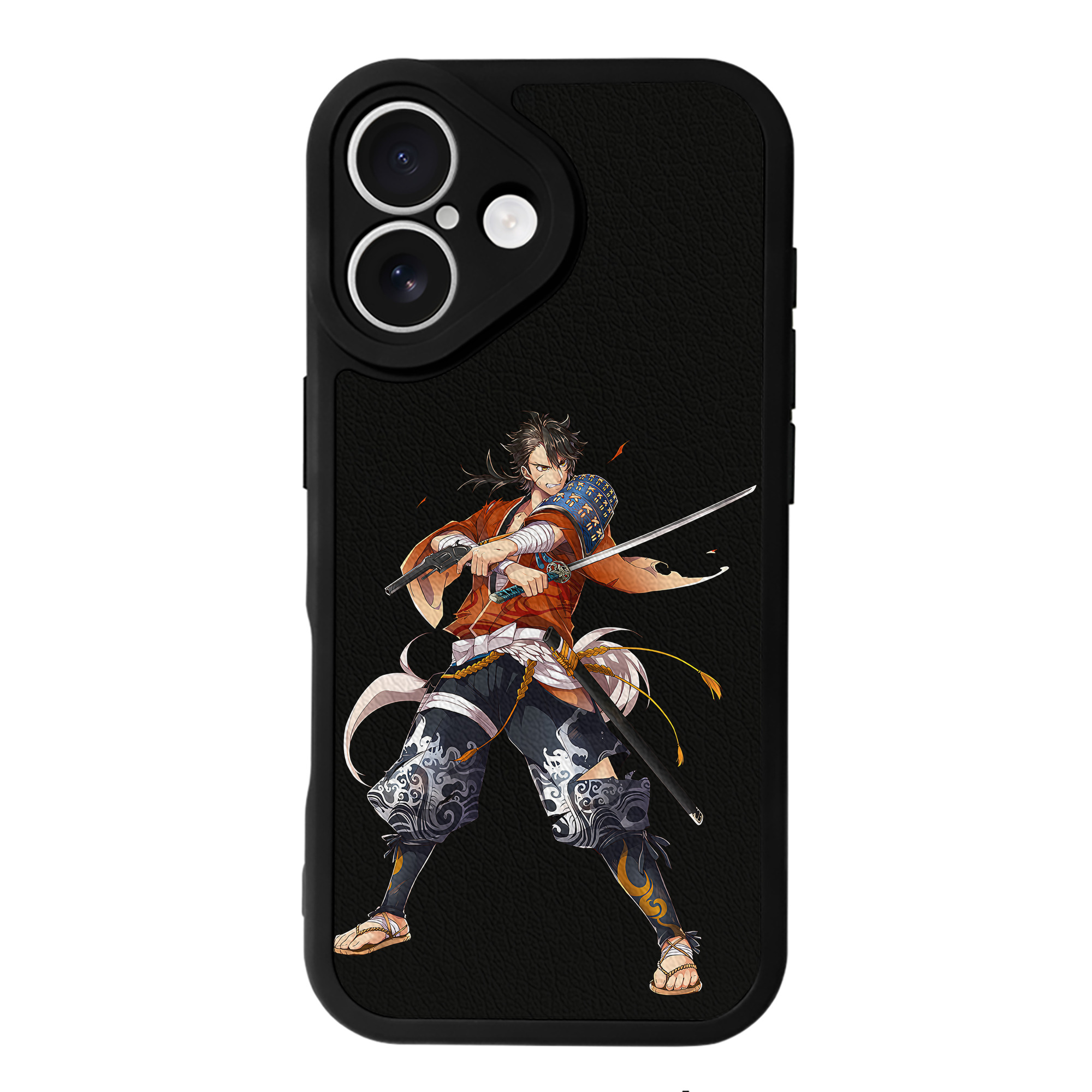 （画像用） 刀剣乱舞 Touken Ranbu 【iPhone 16シリーズ対応】シリコンスマホケース（レザー調） 材質：シリコン